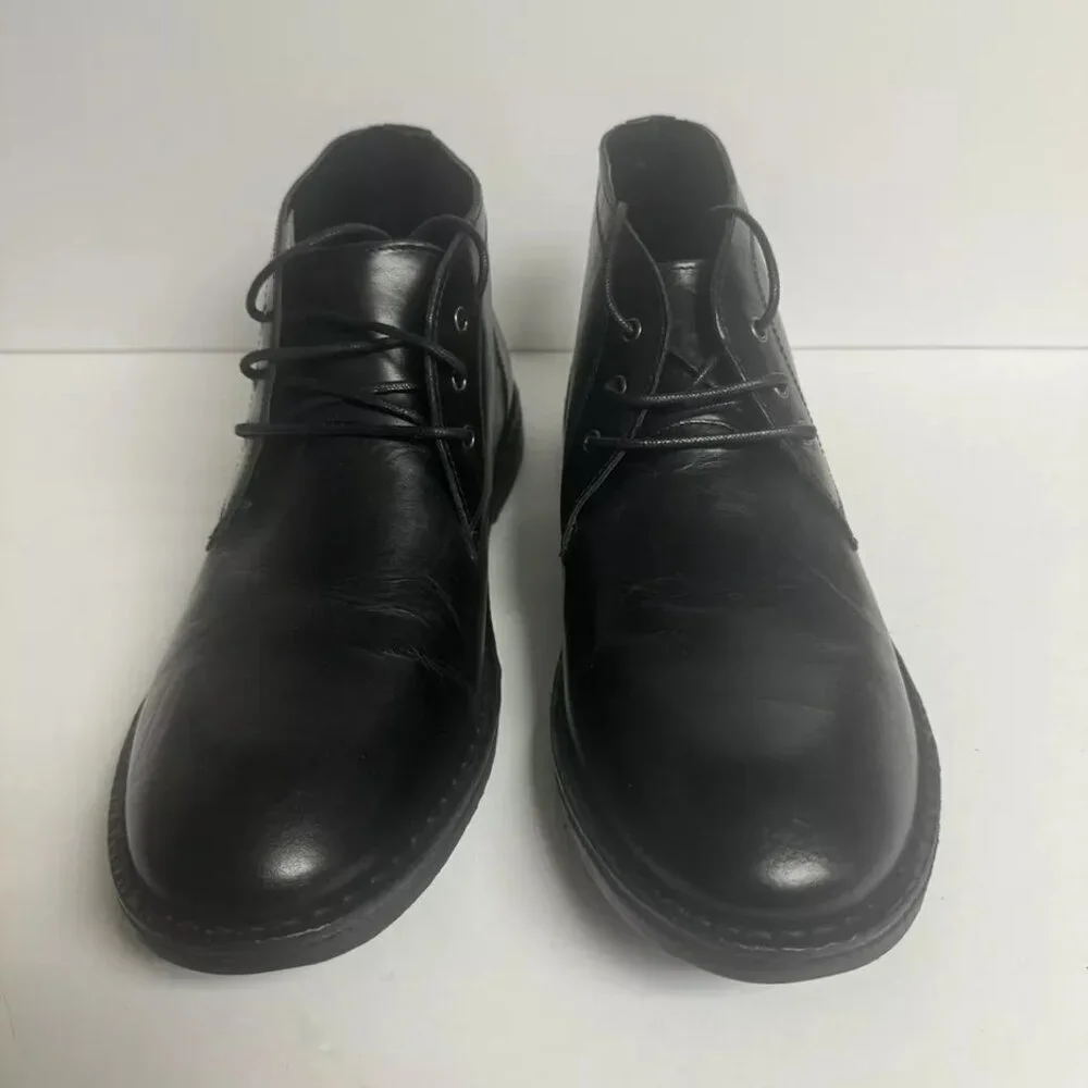 Crown Vintage Mens Casper Chukka Boot Black Size 11 M